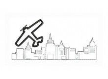 Stickmuster - Skyline